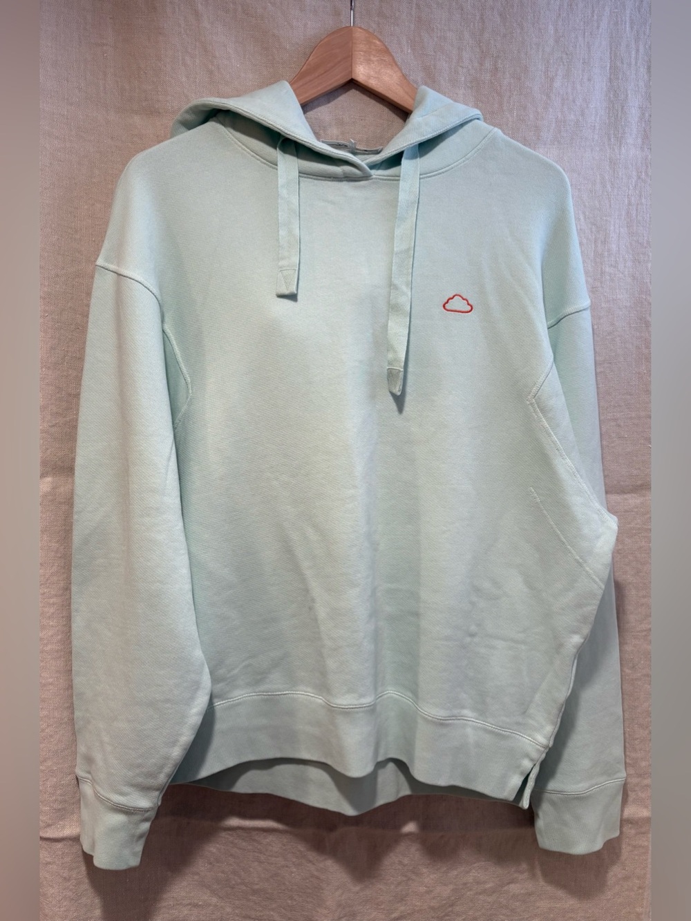 Frame hoodie sweatshirt Faded Aloe, L, NWOT